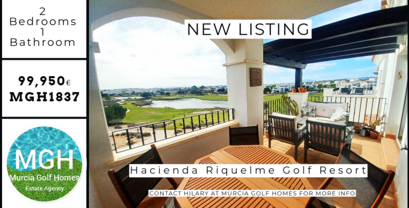 Stunning Views 2nd Floor Apartment Hacienda Riquelme Golf Resort