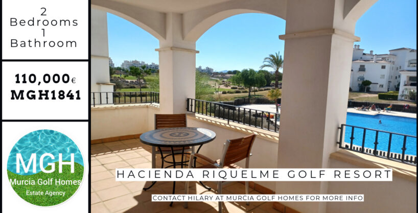 First Floor Apartment on Hacienda Riquelme Golf Resort